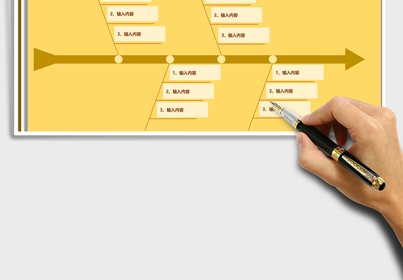 2025思维导图-鱼骨图免费下载