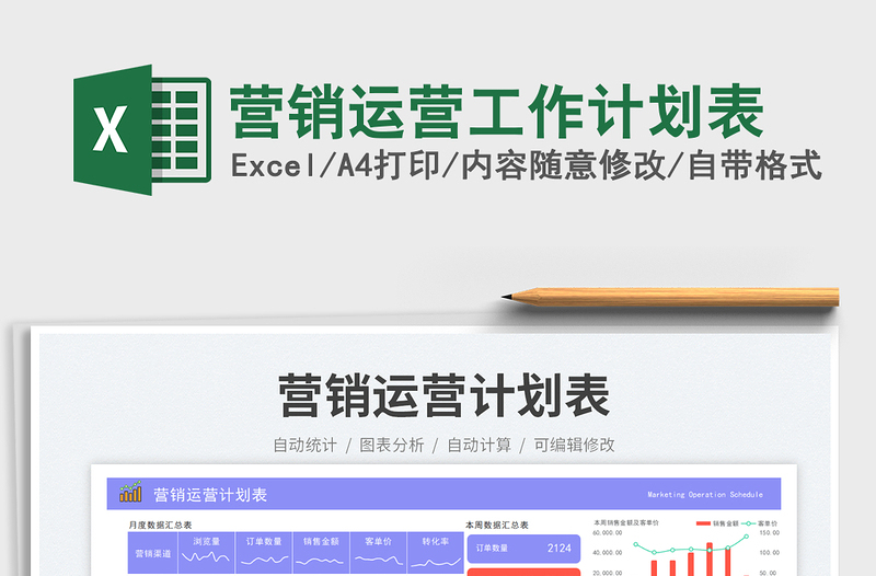 2025营销运营工作计划表