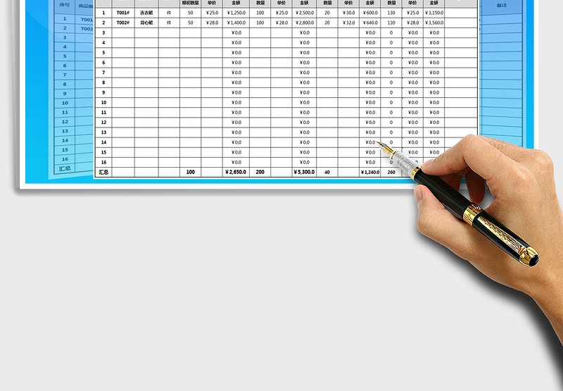 2025年库存商品进出明细汇总表