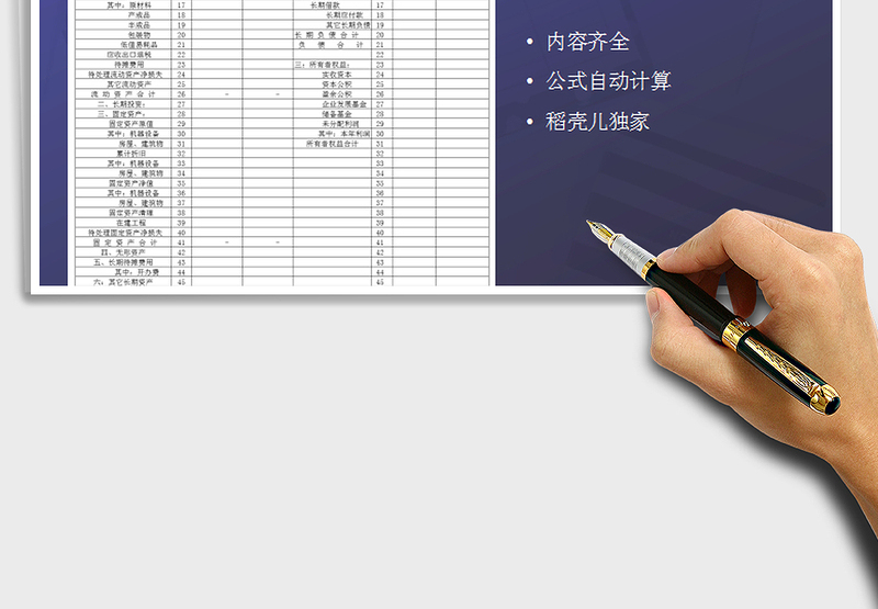 2025年资产负债表