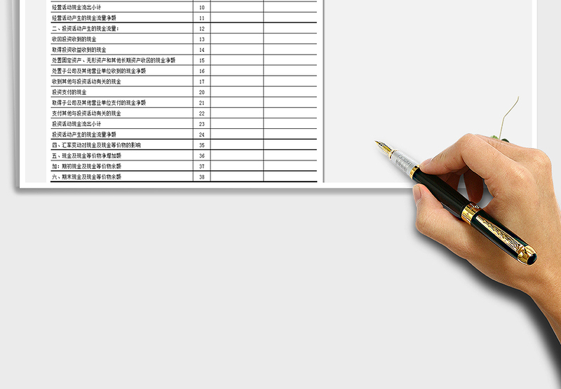 2025年现金流量表