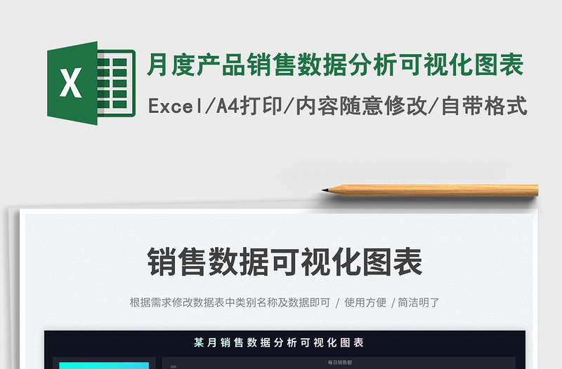 2025月度产品销售数据分析可视化图表