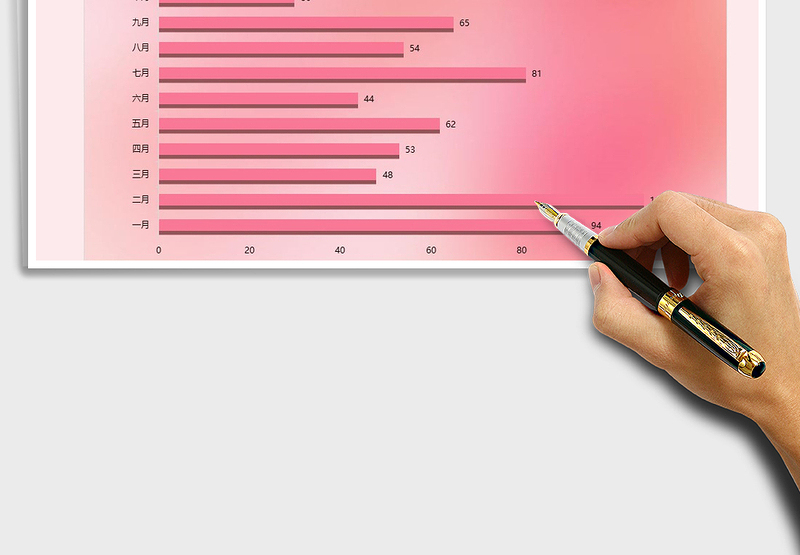 2025年条形图通用图表模板免费下载