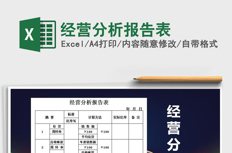 2025年经营分析报告表