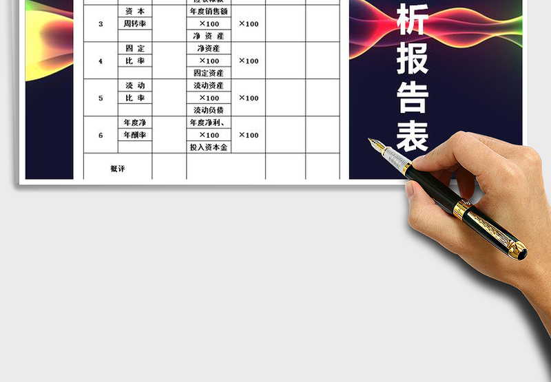 2025年经营分析报告表