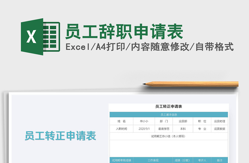 2025年员工辞职申请表