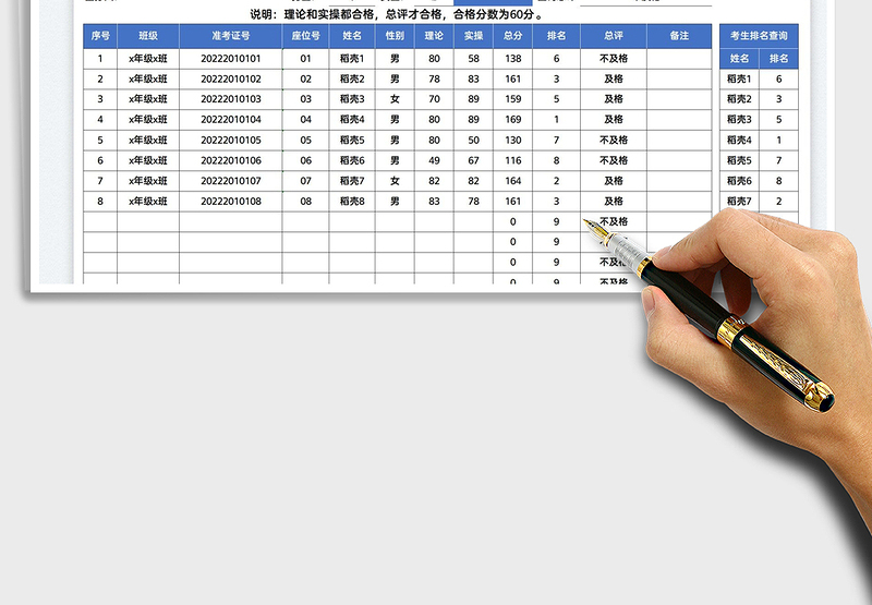 2025考生成绩查询表