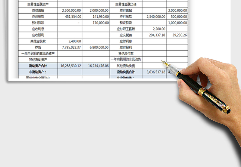 2025资产负债表—财务报表免费下载