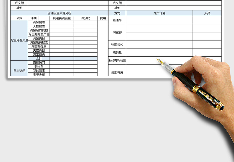 运营总结及计划表