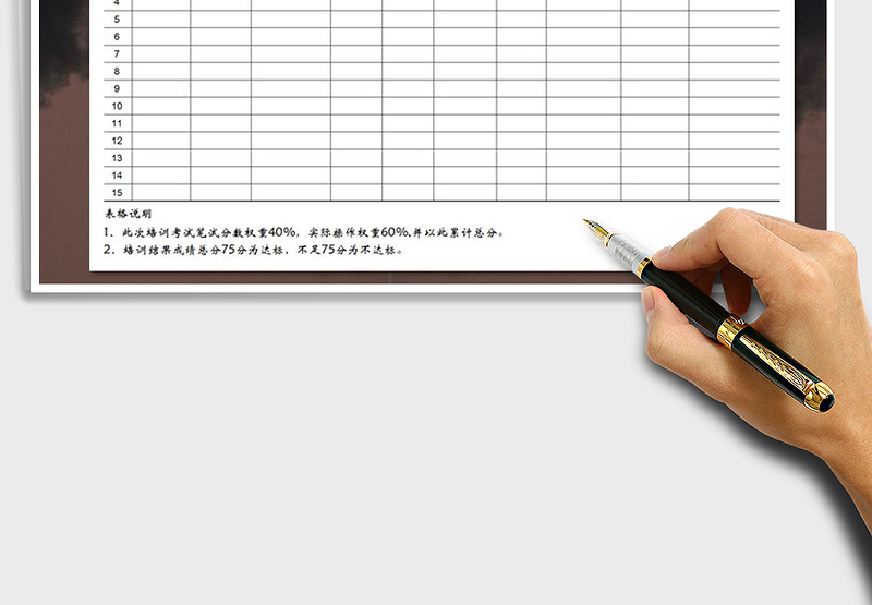 2025年培训成绩统计明细分析表