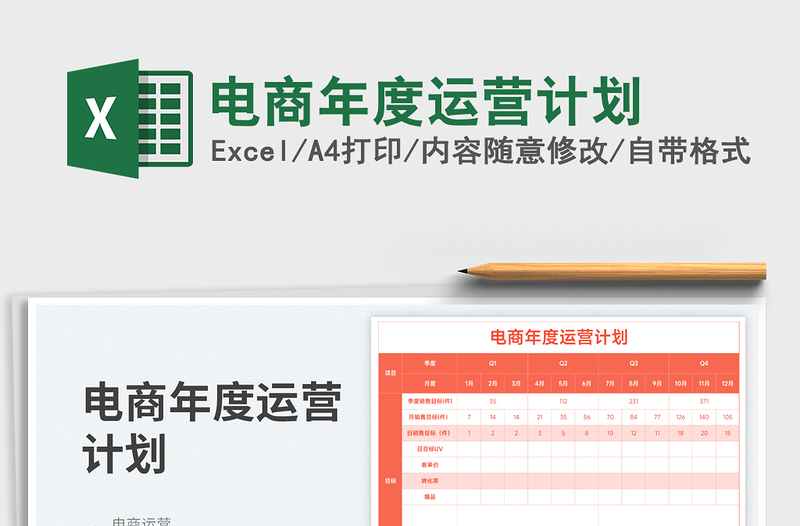 2025电商年度运营计划免费下载