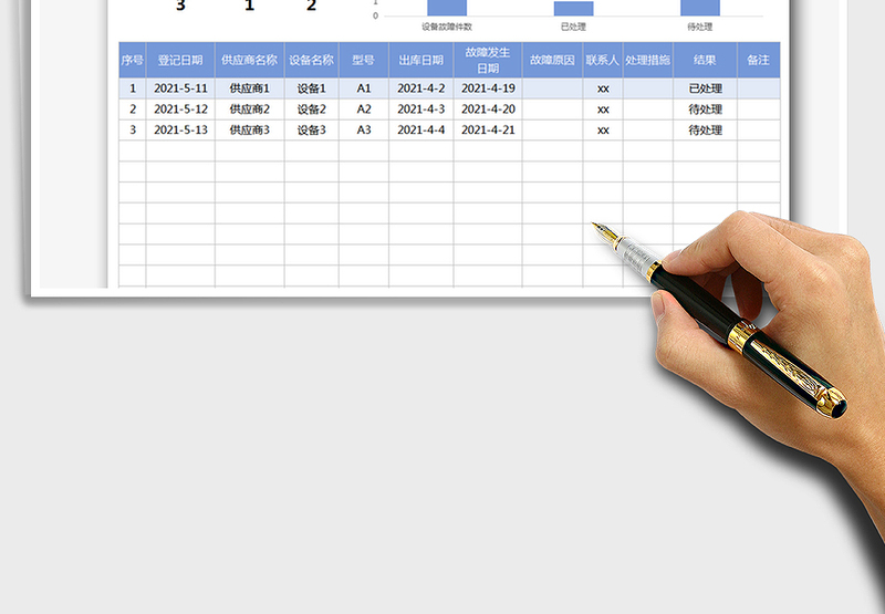 2025设备故障登记表免费下载
