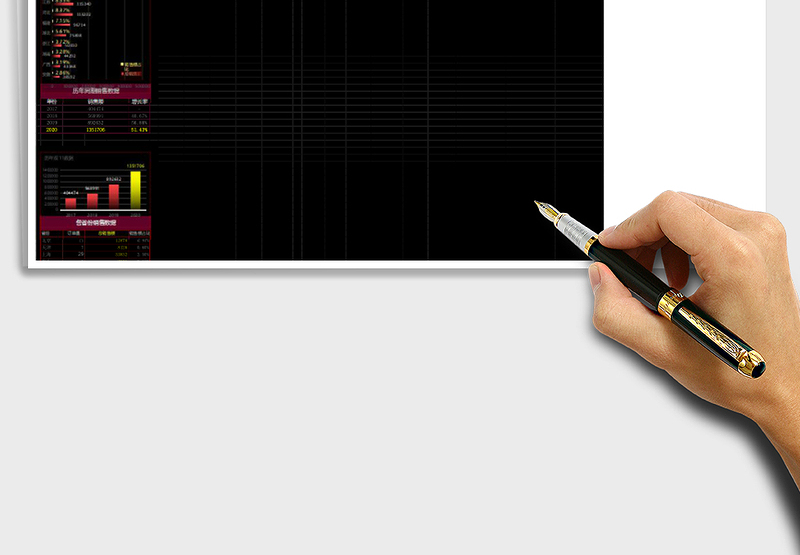 天猫淘宝双十一销售可视化看板模板