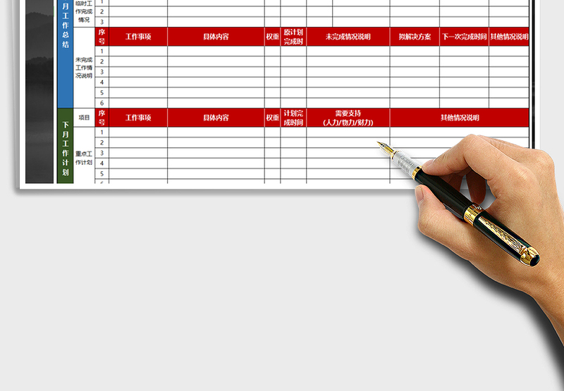 2025年月度工作总结-计划(通用版)