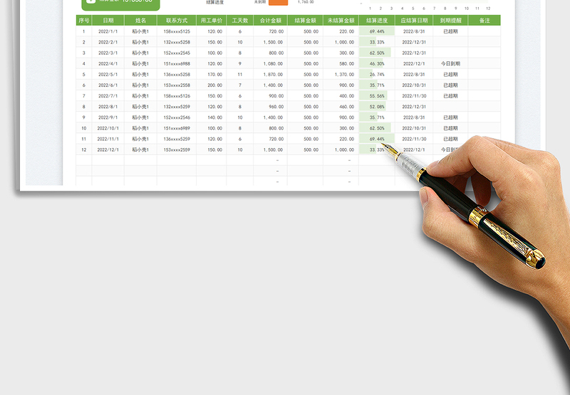 2025劳务结算单免费下载