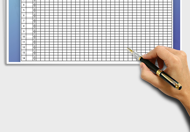 2025年考勤表（通用版）