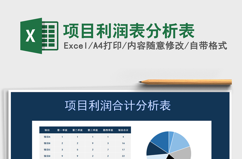 2025年项目利润表分析表