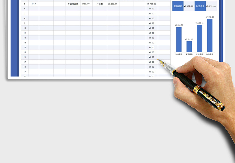 2025日常费用支出统计表免费下载