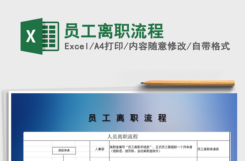 2025年员工离职流程免费下载