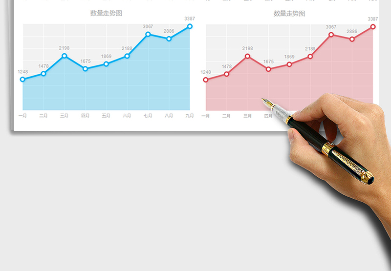 2025年折线面积圆点
