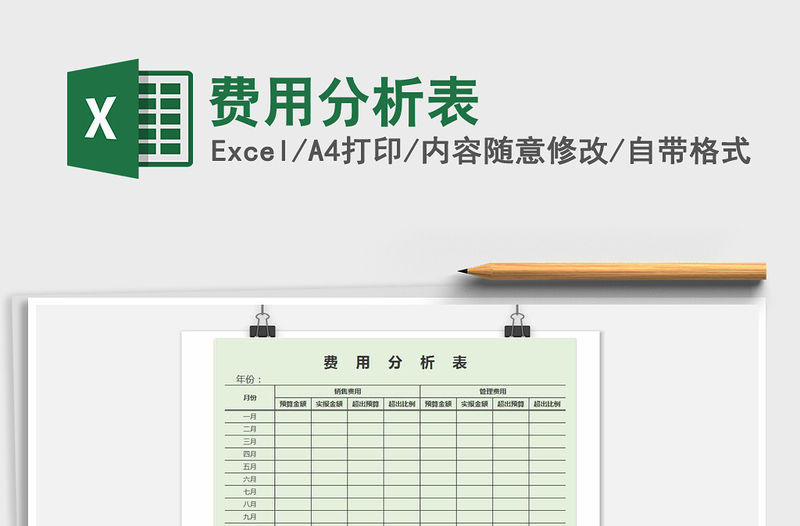 2025年费用分析表