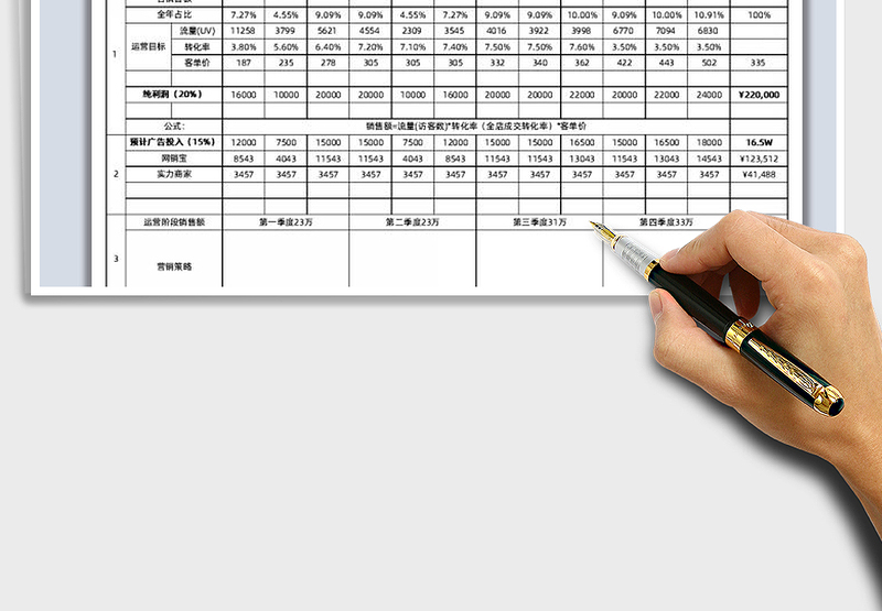 2025年运营总结表
