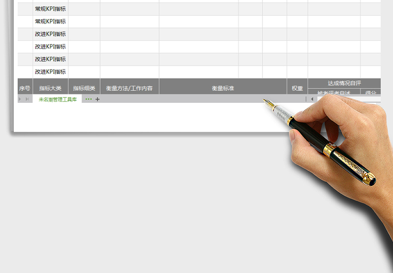 2025基于KPI的一般员工绩效考核表模板免费下载