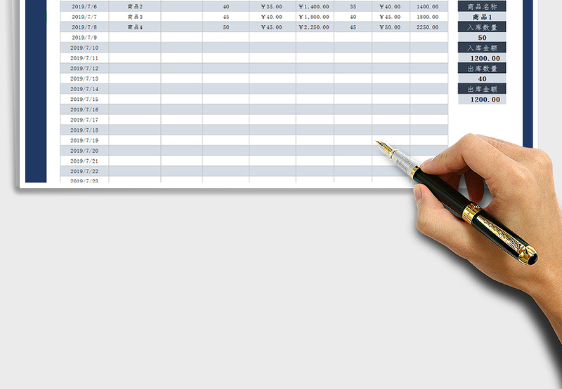 2025年进销存明细表-自动查询