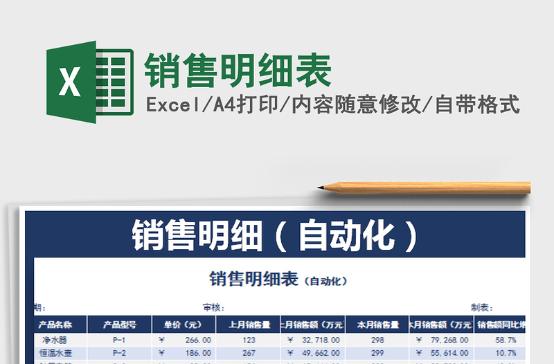 2025销售明细表免费下载