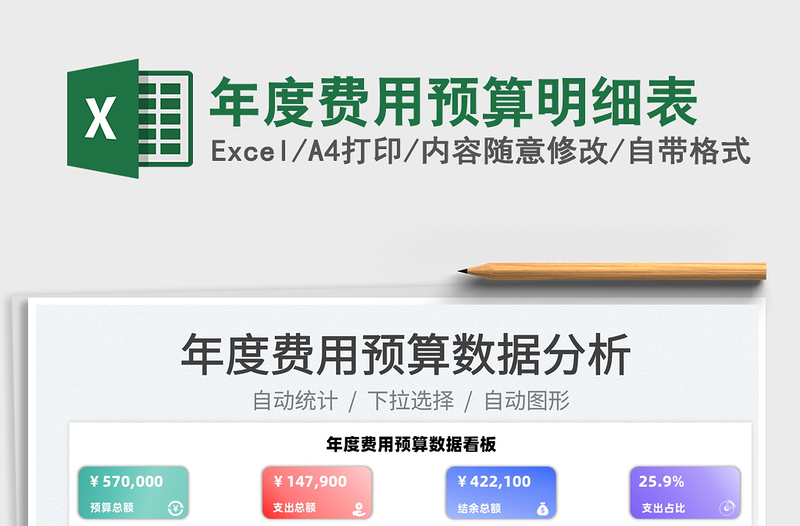 度费用预算明细表