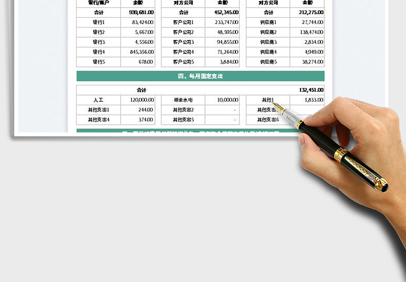 2025现金流简易测算-小公司小店适用免费下载