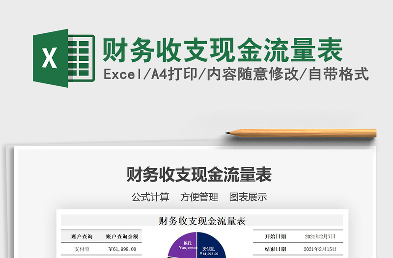 2025年财务收支现金流量表