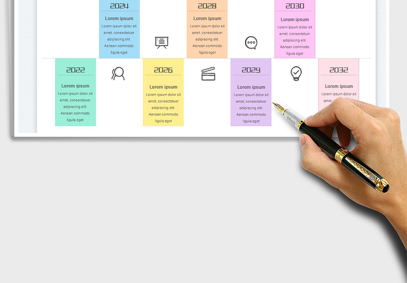 2025大事件时间轴-流程图免费下载