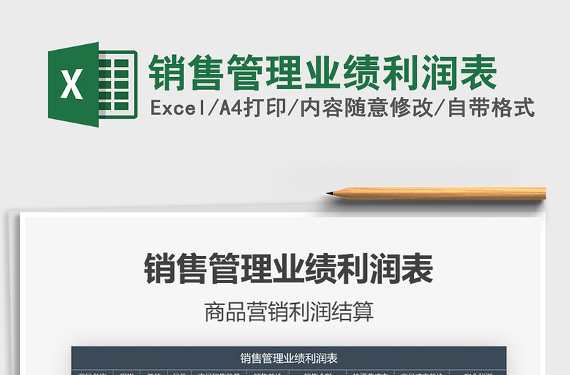 2025年销售管理业绩利润表