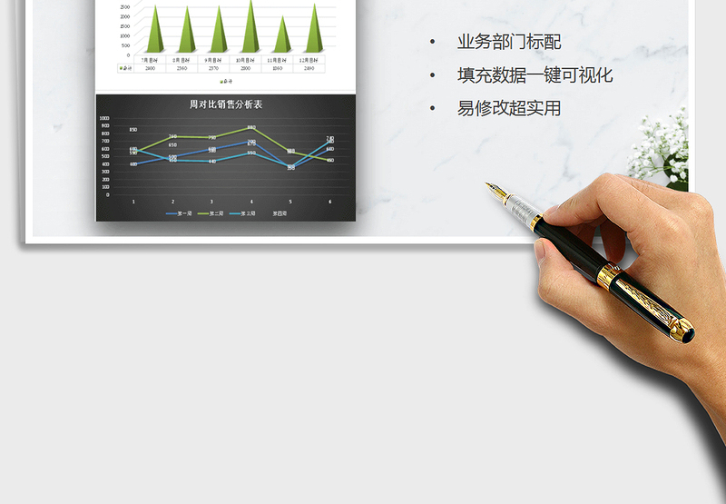 2025年业务员销售计划图表