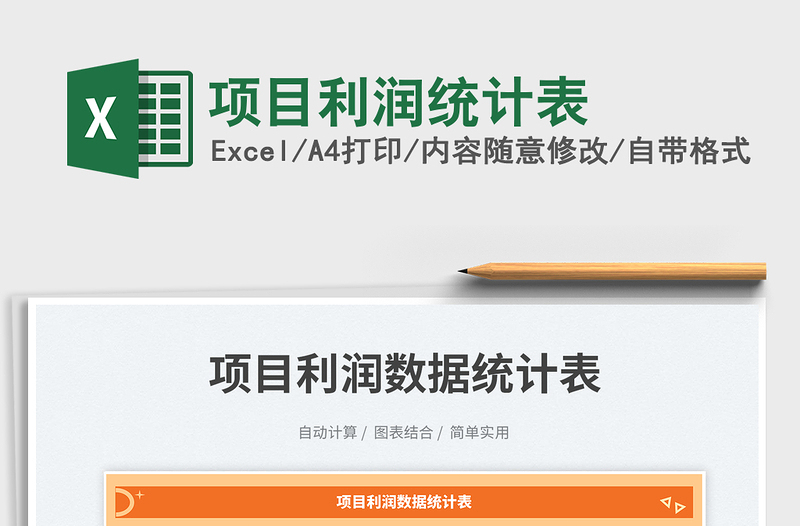 2025项目利润统计表免费下载
