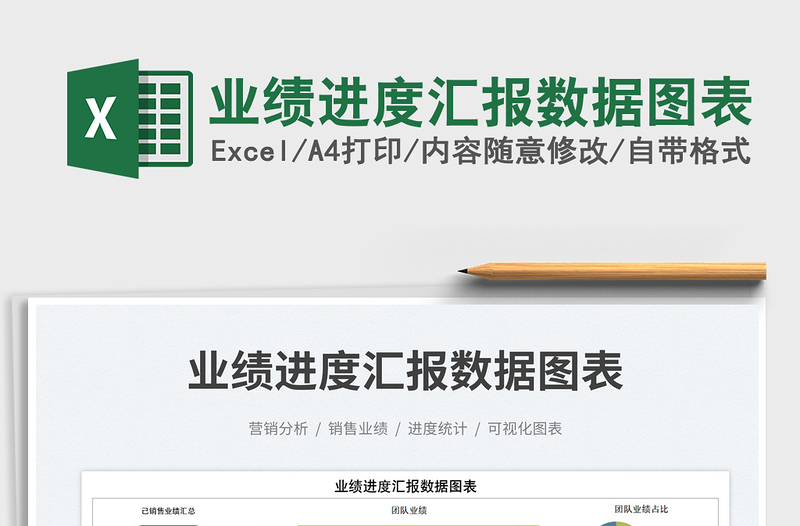 2025业绩进度汇报数据图表