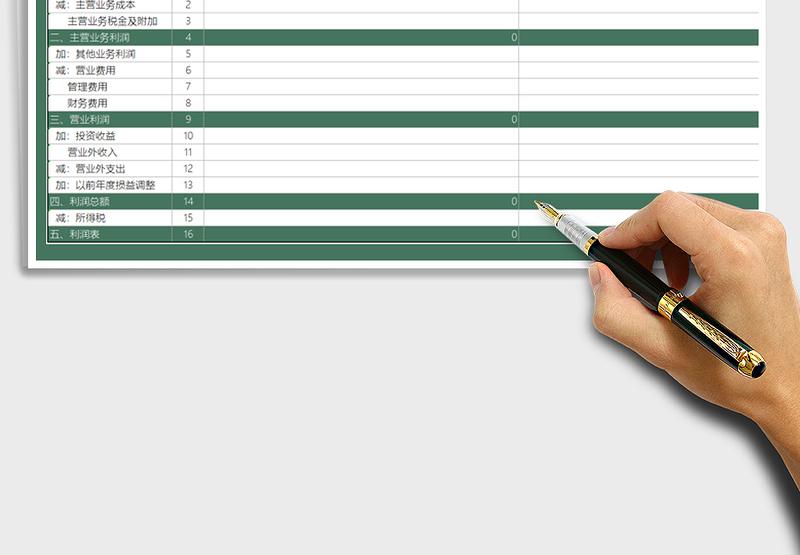 2025年财务表-利润表