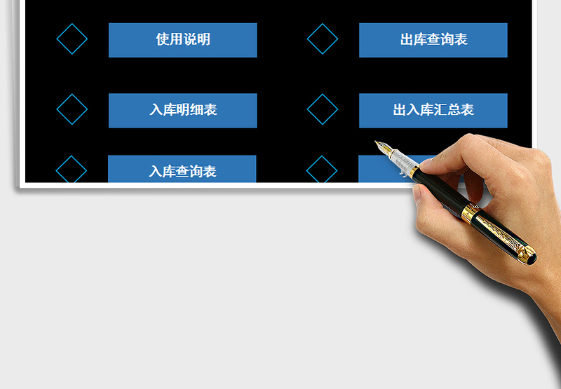 2025年进销存管理系统-汇总表自动计算