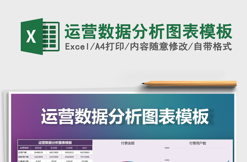 2025年运营数据分析图表模板