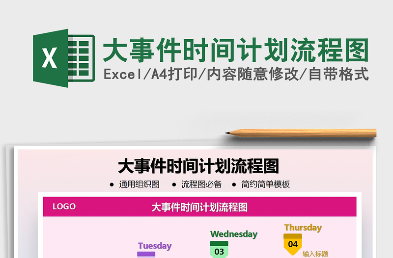 2025年大事件时间计划流程图