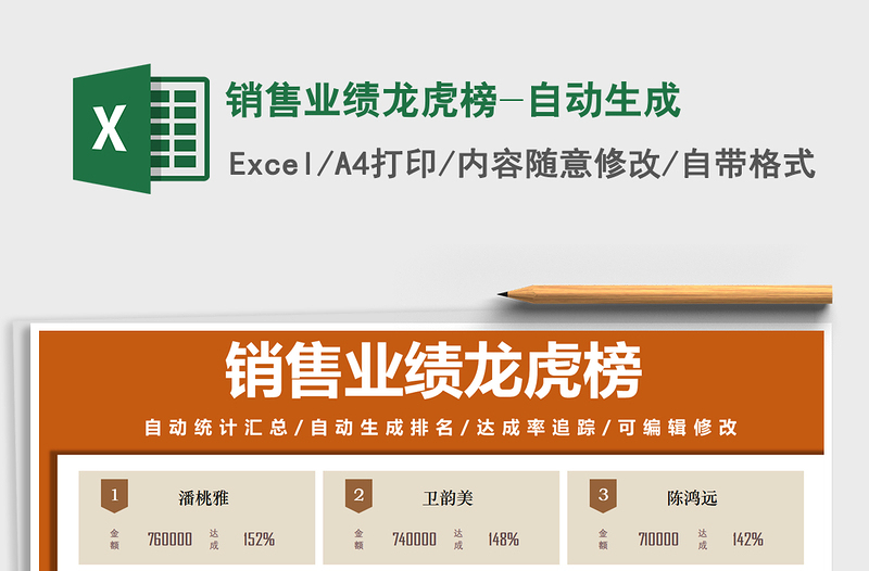 2024年销售业绩龙虎榜-自动生成