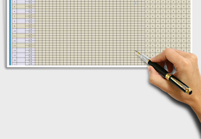 2025年可自动统计计算实用员工考勤表