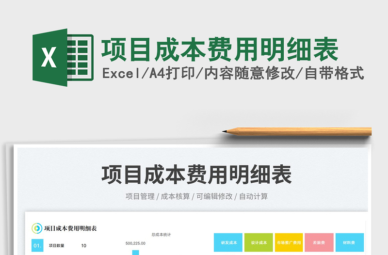 2025项目成本费用明细表