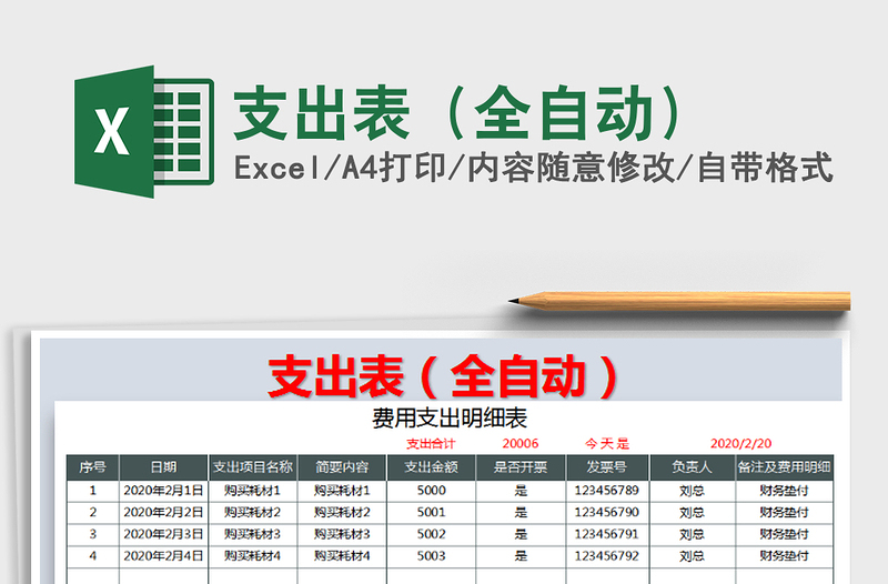 2025年支出表（全自动）