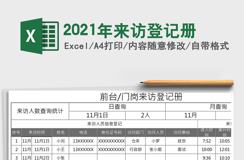 2025年来访登记册