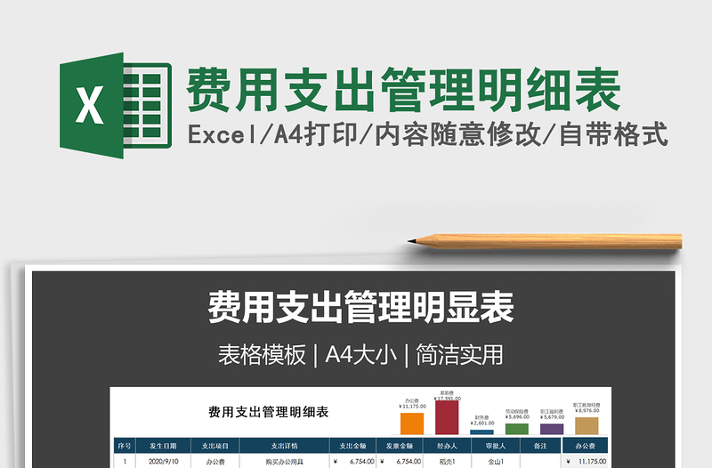 2025年费用支出管理明细表