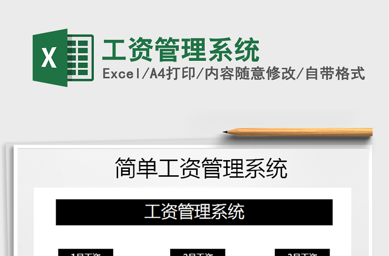 2025年工资管理系统免费下载