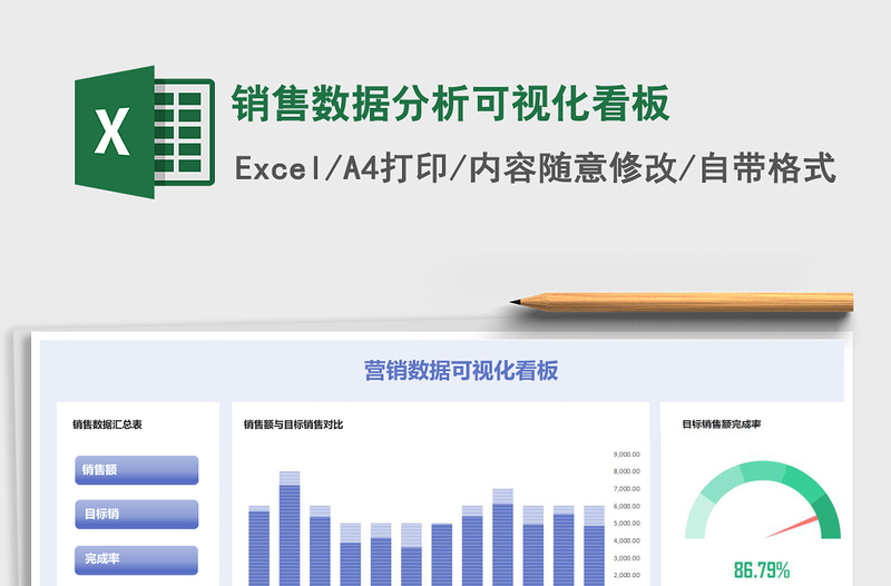 销售数据分析可视化看板