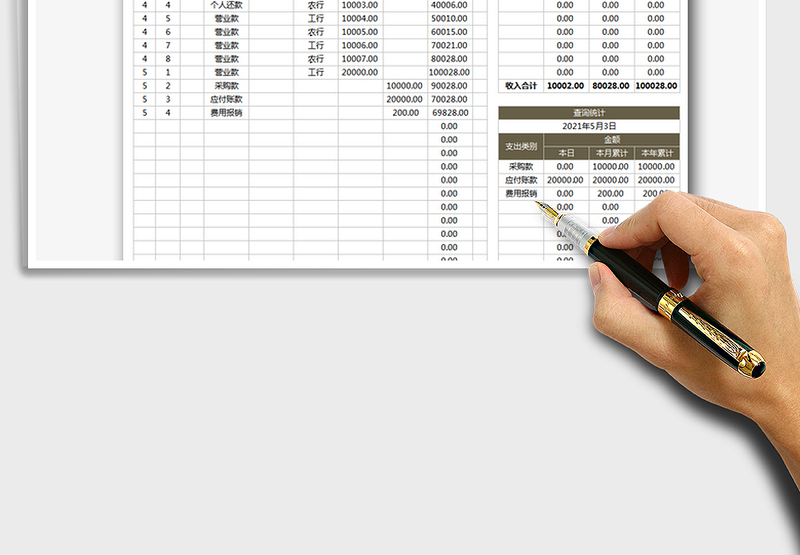 2025现金日记账（带公式计算）免费下载